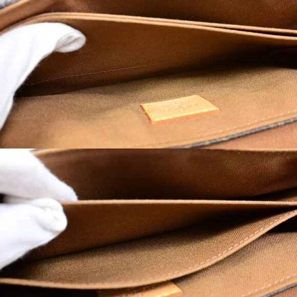 LOUIS VUITTON Marelle Shoulder Bag Monogram Leather Brown France - Picture 9 of 16